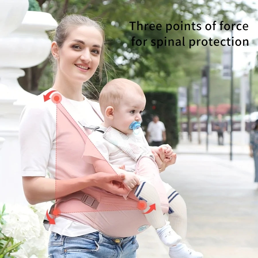 1PC Starfish Baby Carrier Waist Seat, Baby Wrap for All Seasons, Mom's Baby-Carrying Tool Kangaroo Backpack, Baby Accessories