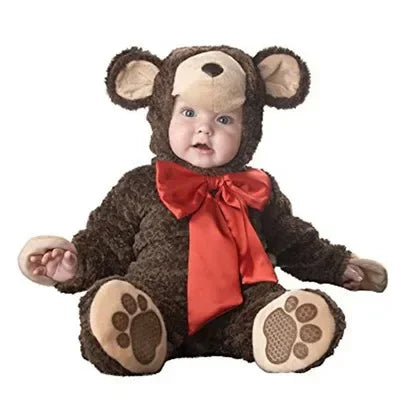 6M-24M Christmas Xmas Holiday Halloween Costume Infant Baby Girls Lion Dinosaur Rompers Elk Toddlers Clothes