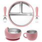 BPA Free Baby Dinner Set – Detachable Plate, Bowl, Cup & Cutlery