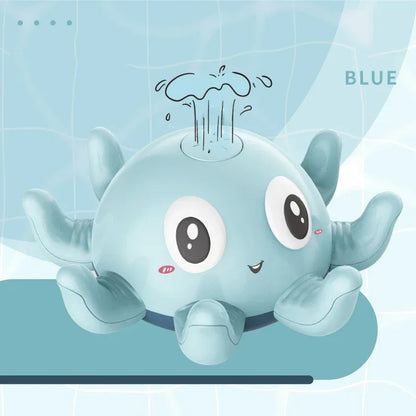 Spray Water Shower Baby Bath Toys Electric Whale Bath Ball with LED Light Music Bathtub Toy for Kids