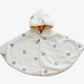 2023 Winter Baby Hooded Cloak Baby Girl Coat Infant Outfit Windproof Coral Velvet Blankets for Newborn Embroidered Baby Clothes