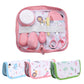 6Pcs Baby Care Kit+Storage Bag Nasal Aspirator Nail Scissors Hair Comb Brush Cleaning Tools Set Newborn Gift Kids Healthcare Kit