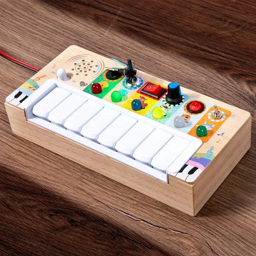 Montessori LED Music Toy – Learn Through Play!