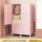 Modular Minimalist Wardrobe Space Saving Fabric Display Nordic Modern Wardrobe Living Room Baby Plastic Ropero Salon Furniture