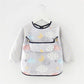 Newborn Baby Bibs Blouse Waterproof Long-sleeved Reverse Dressing Infant Eating Clothes Apron Bib Protective Clothing 0-2Years
