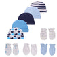 Soft Infant Hat Gloves Set for Newborn Boys and Girls