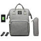Mummy Diaper Backpack – Large Capacity, USB, Waterproof