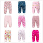 3Pcs/lot Infant Trousers Baby Boys Leggings Elastic Waist Cartoon Cotton Newborn Baby Girls Pants Spring Kids Clothing 0-12M