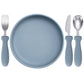 Infant Feeding Set – Silicone Plate, Spoon & Fork