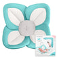 Blooming Bath Lotus Baby Bath Seat Plush Minky Baby Sink Bathtub Mat Cushion Safe Flower Seat for Newborns