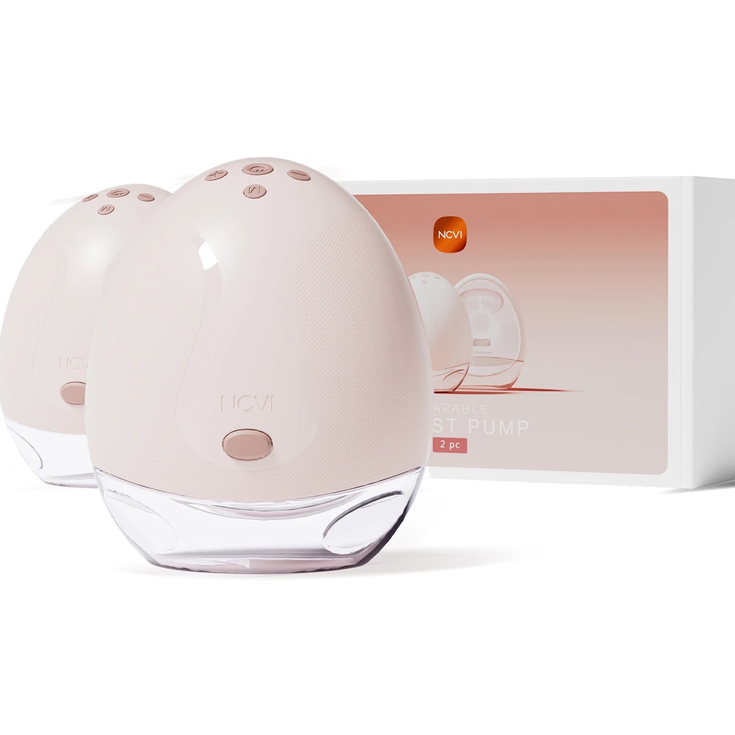 NCVI Hands Free Breast Pump, Double Wearable Breast Pump