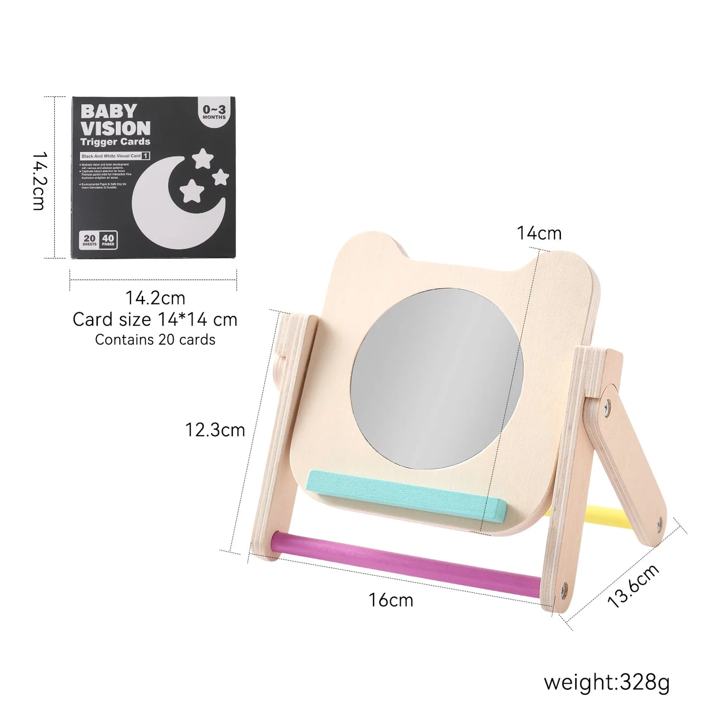 Montessori Baby Toys Wooden Cartoon Block Rattle Toys Early Educational Toys for Kids Wooden Craft Toddler Toys Baby Accessories