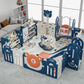 Foldable Baby Playpen – Safe Indoor Plastic Fence with Gate