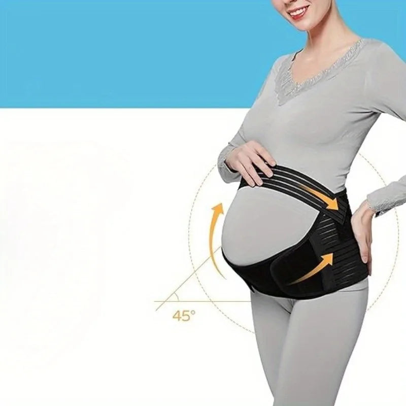 Pregnancy Belly Band - Maternity Support Belt,Breathable Abdominal Bump Brace Straps, Comfortable Prenatal for Back Pain Relief
