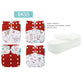 HappyFlute Reusable Diaper Set – 4 OS Pocket Diapers + 8 Inserts