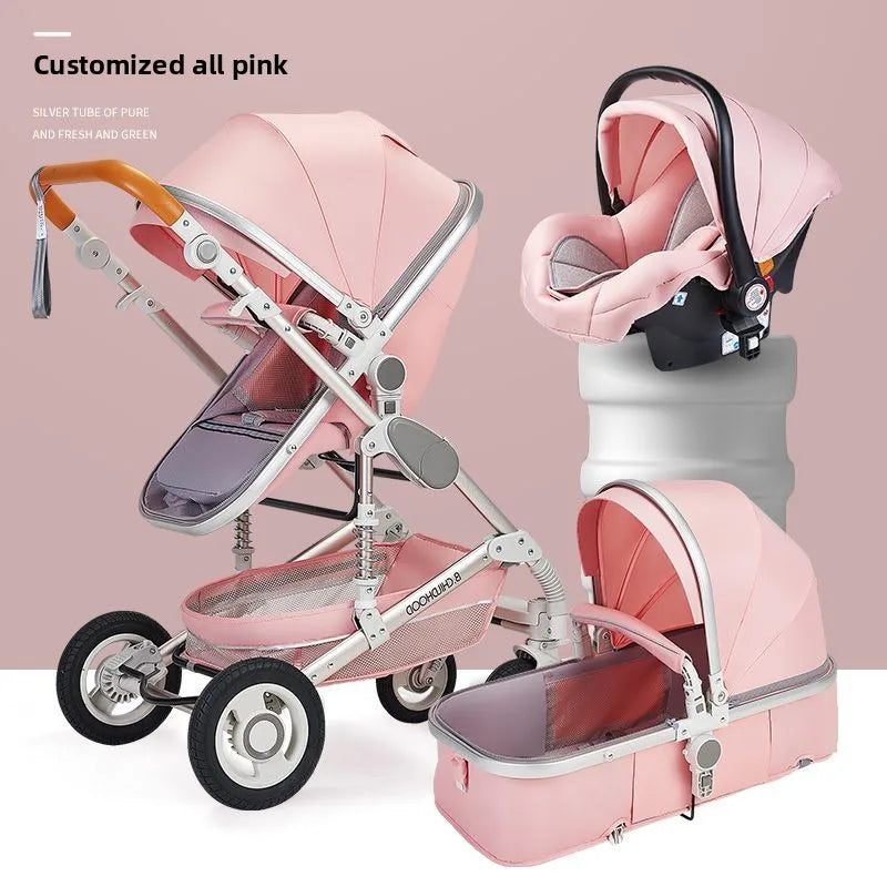 Foldable Lightweight Stroller – Smooth Ride for Babies
