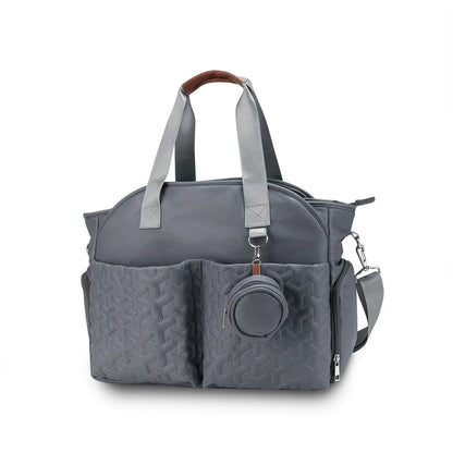Breast Pump Bag Diaper Bag Tote with Pacifier Case Large Large Capacity  Diaper Tote for Mom and Dad Breast Pump Bag