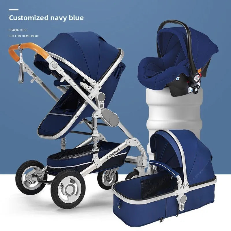 Foldable Lightweight Stroller – Smooth Ride for Babies