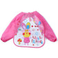 Waterproof EVA Full Sleeve Baby Bibs Children Apron Long Sleeve Feeding Smock Kids Eating Breastplate Infant Scarf Clothing