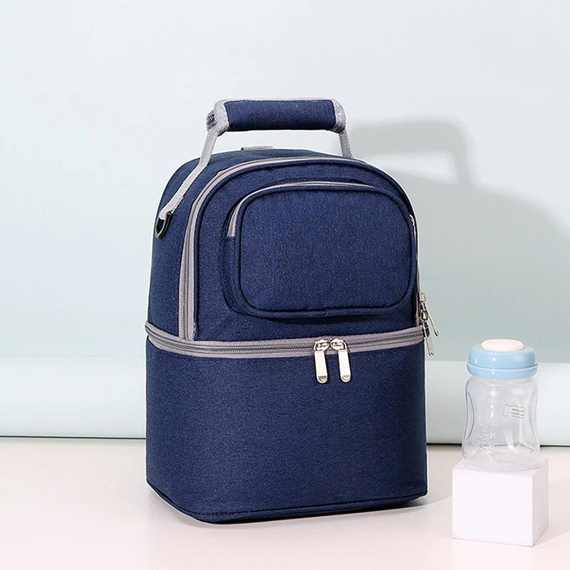Insulation Bag for Breast Pump Storage, Feeding Bottle Backpack