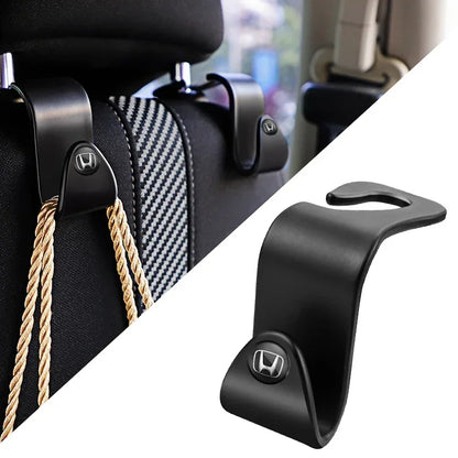 2Pcs Portable Car Seat Back Hooks Storage Accessories For Honda Civic Fit Jazz Accord Pilot CRV Odyssey Passport City Shuttle