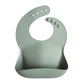 New Hot Adjustable Fit Waterproof Silicone Baby Bib with Crumb Catcher Pocket Easy To Clean and Comfortable To Wear