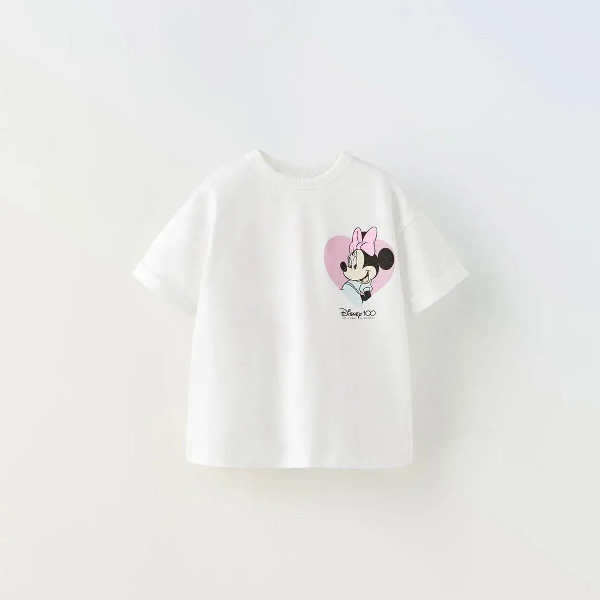 Mickey Tees Disney 2024 New Clothes For Boys And Girls Fashion Casual Loose Thin Round Neck Base Shirt Kids Short Sleeve Tees