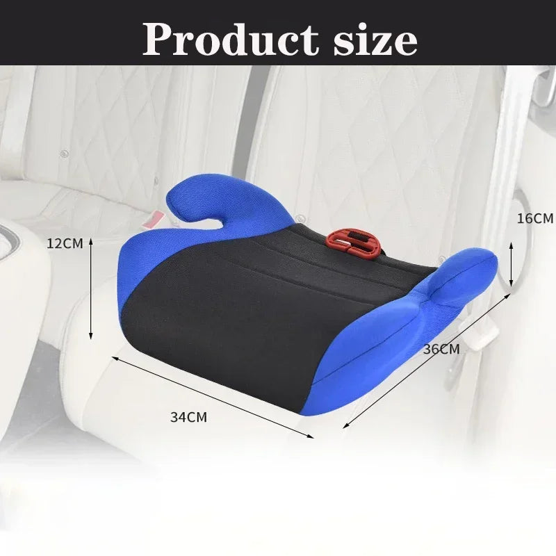 Children's Car Booster Mat Safe Seat Sturdy Children Baby Increased Seat Pad Non-slip Booster Seat Fit 6-12 Year Car Accessory
