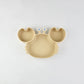 Toddler Suction Plate – BPA-Free Cartoon Crab Feeding Tray