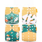 4-Pack Reusable Cloth Diaper Covers
