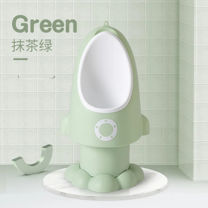 Cartoon Boy’s Training Urinal – Adjustable Standing Toilet for Toddlers