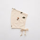Floral Retro Baby Beanie Hat for Spring Summer Photos