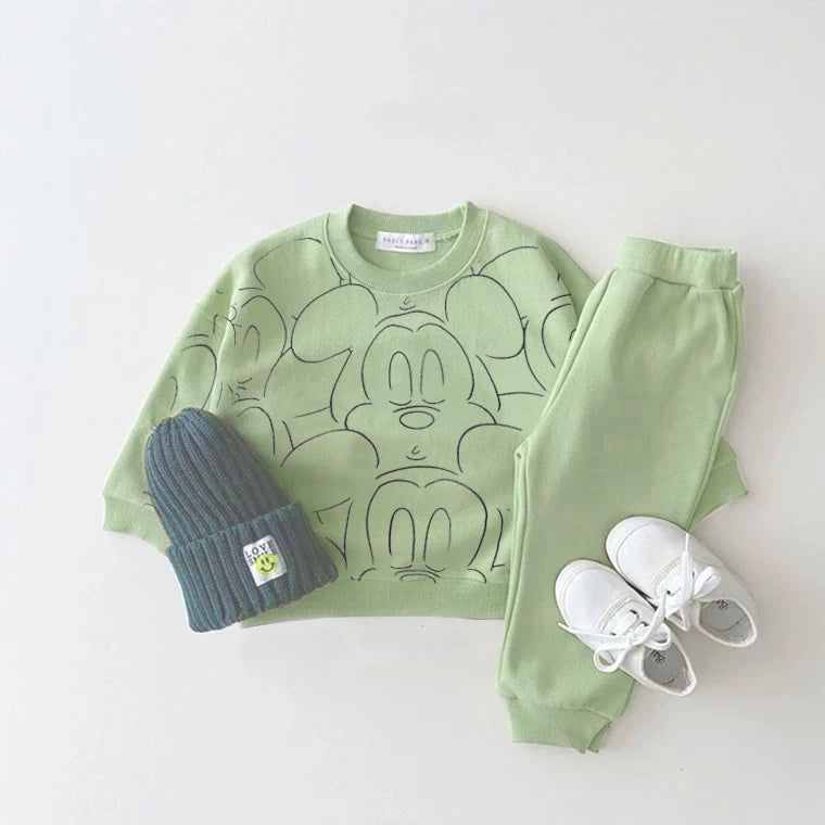 Toddler Baby Girls Clothing Set Sweatshirts Children's Long Sleeve Cotton Tshirt Kids Sports Clothes Newborn Infant Tops