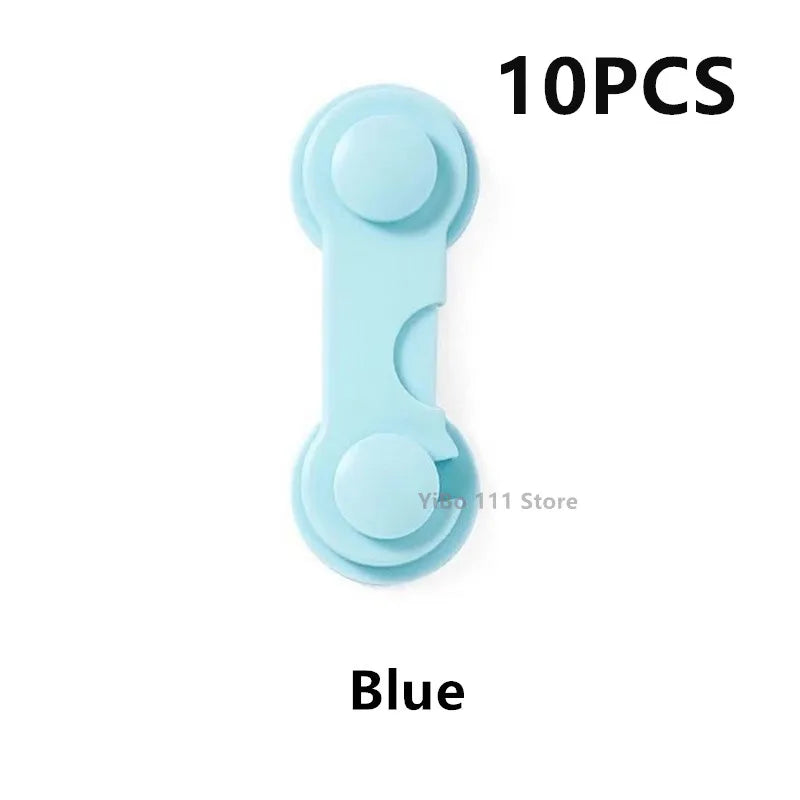 5/10/20PCS Child Lock Children Baby Drawer Anti-opening Cabinet Door Refrigerator Anti-pinch Safety Lock Buckle Protection