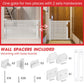 Baby Gate For Stairs Retractable Stair Mesh Gate Extra-Wide No-Drill Heavy-Duty Pet Supplies For Indoor Outdoor Porch Deck