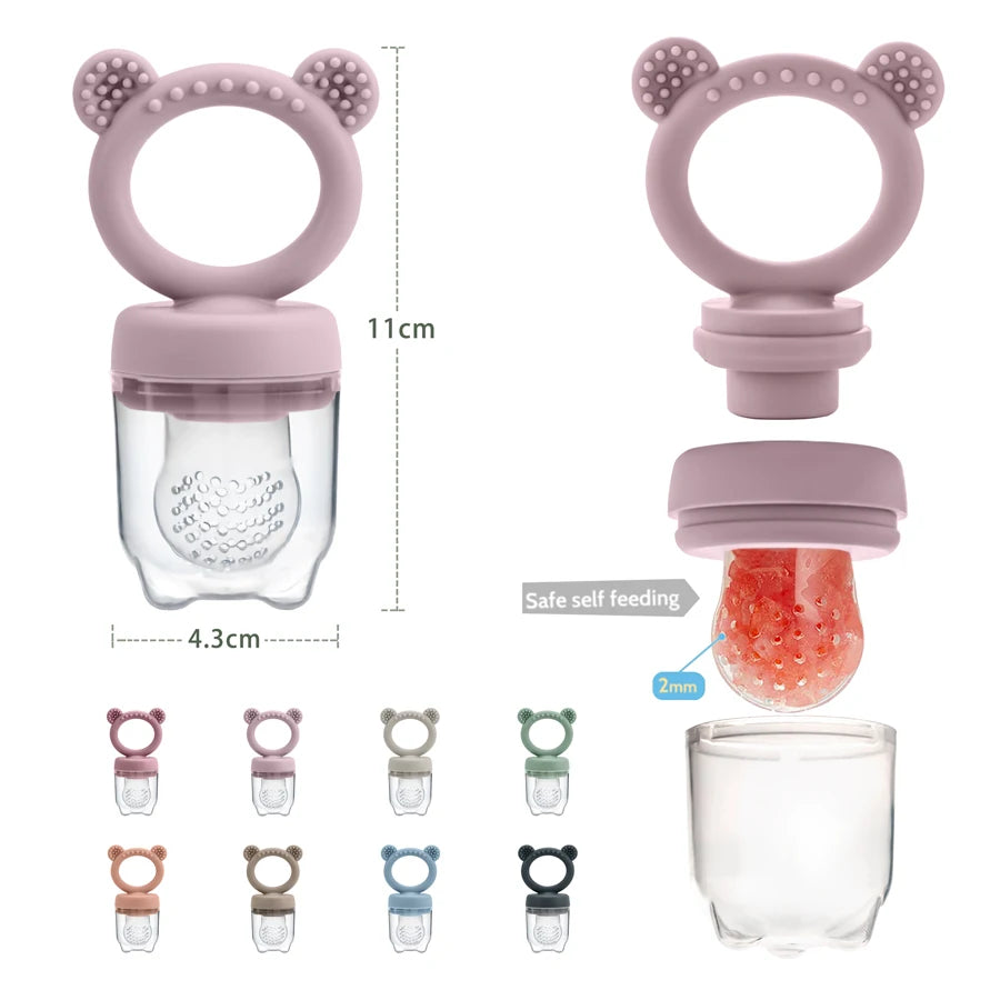 Newborn Food Feeder – Fruit & Veggie Silicone Teether