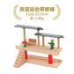 Wooden Train Track Racing Railway Street Sign Toys Bridge Tunnel Track Accessories Wood Tracks Creative Toys For Children Gift