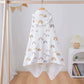 Soft Hooded Baby Bath Towel Cartoon Cloak  Super Absorbent Gauze Bathing Wrap for Newborn Infant Anti-Shedding & Skin-Friendly