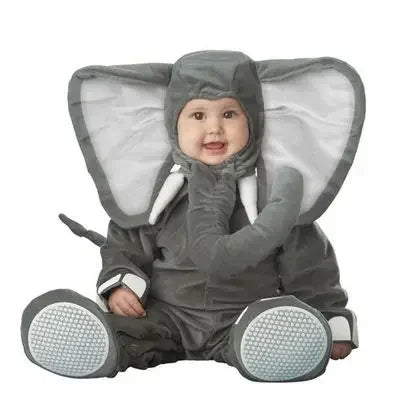 6M-24M Christmas Xmas Holiday Halloween Costume Infant Baby Girls Lion Dinosaur Rompers Elk Toddlers Clothes