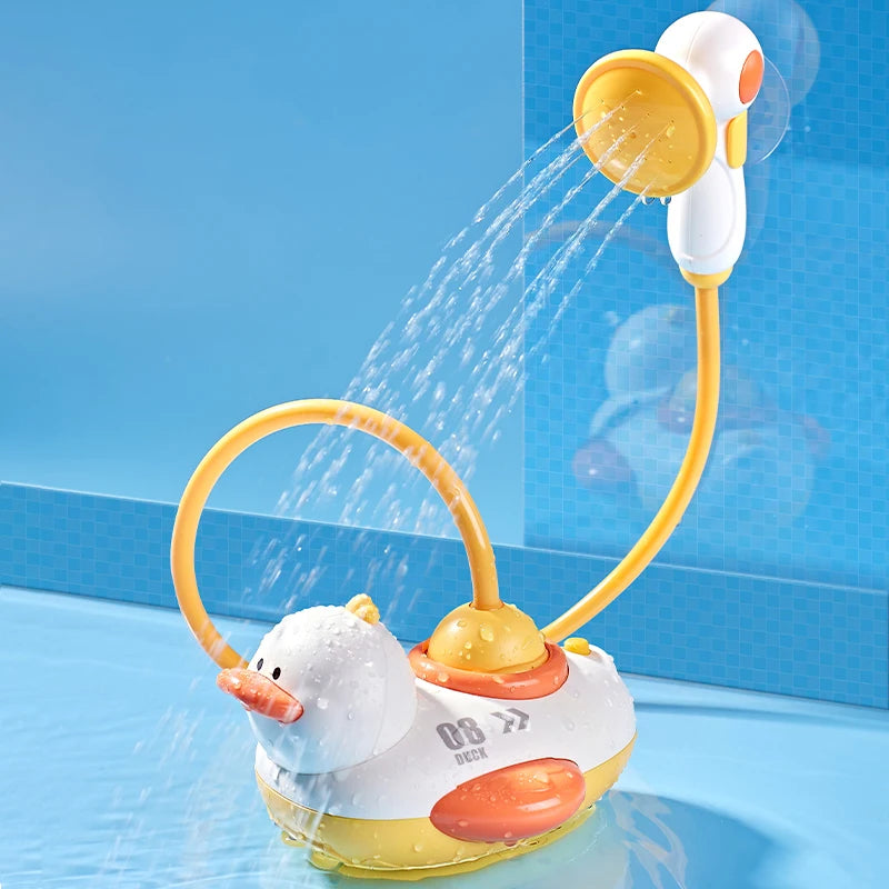 Baby Cartoon Duck shower Classic Shower Bath Toy Animal Sprinkle Bathroom Swimming Bathing Shower Educational Toys For Kid Gift