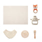 Baby Bath & Teether Gift Set – Silicone Toys, Rattle & Milestone Cards