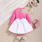 Toddler Girl 2PCS Summer Set – One-Shoulder T-Shirt & Skirt