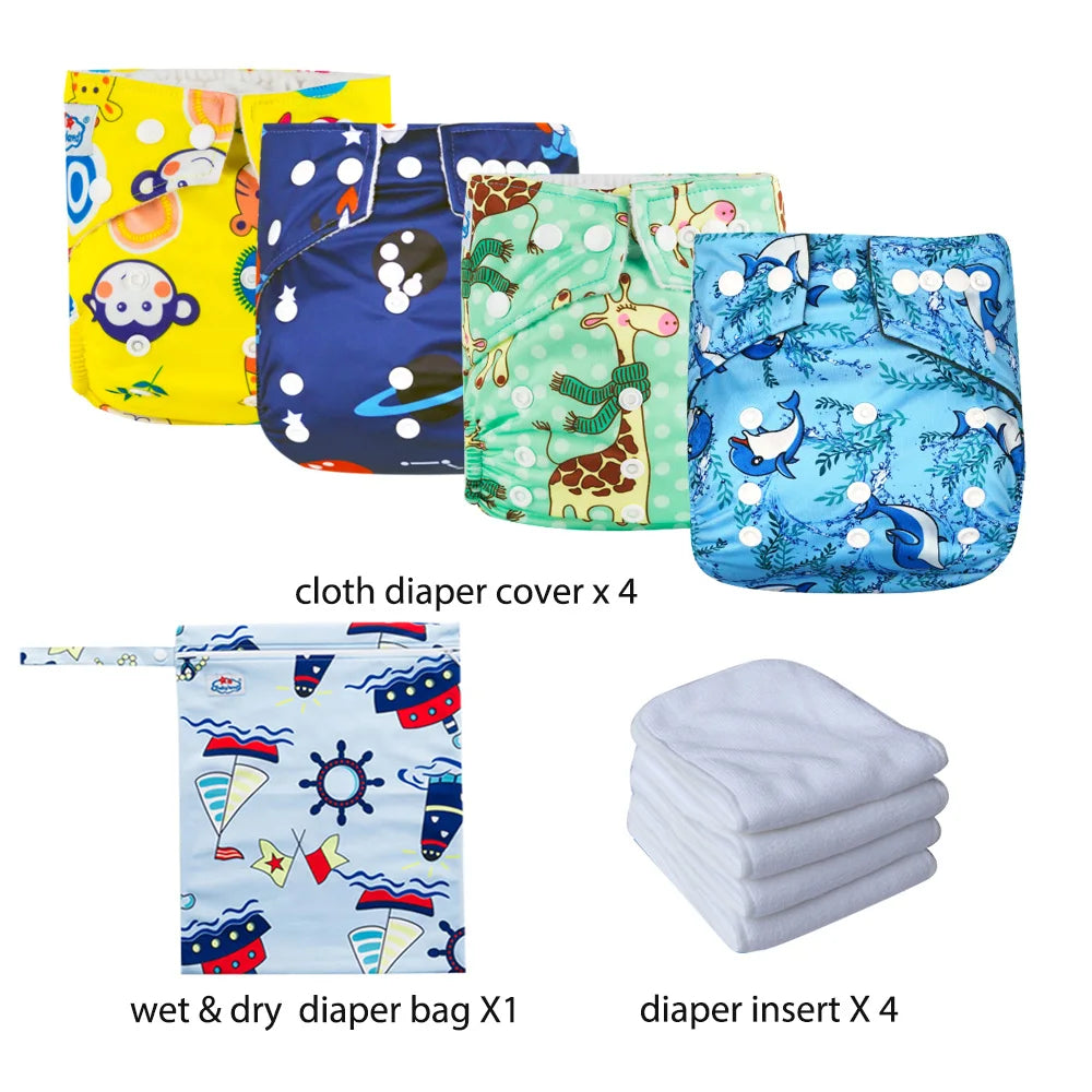 Babyland Waterproof Cloth Diaper Kit