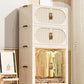 Children's Wardrobe Bedroom Closet Cabinet Baby Storage Box Toy Clothes Organizer Locker Folding Sorting Partition Wardrobe