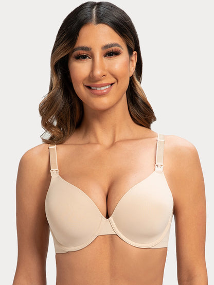 Maternity Plus Size Breastfeeding Underwire Nursing Bra