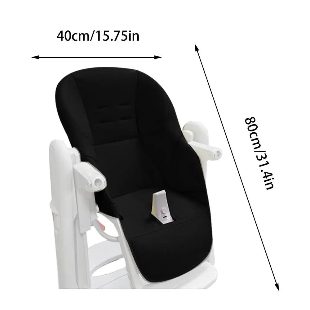 Kids Highchair Cushion Pad High Chair Dining Protection Cover Cushion PU Leather And Sponge Comfortable Seat Pad Boy And Girl