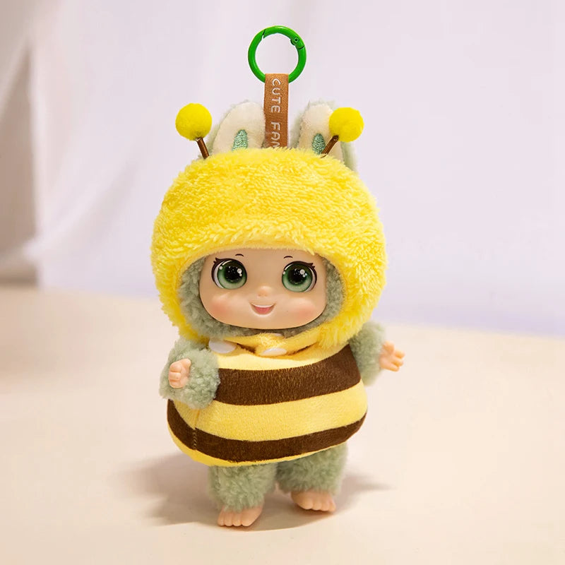 Family Animal Plush Toy – DIY Vinyl Keychain for Kids