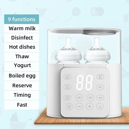 Multifunction Baby Bottle Warmer Fast Baby Accessories Food Heater Milk Warmer Steriliser with ACcurate Temperature Control
