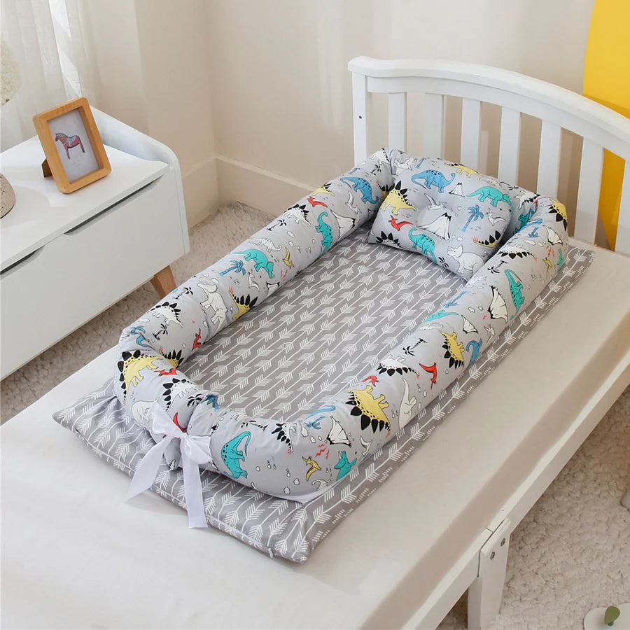 Portable Folding Baby Nest Travel Bed Crib Newborns Cots Sleep Nest Infant Cradle Bed Cuna Baby Nest Baby Dropshipping 90*50cm