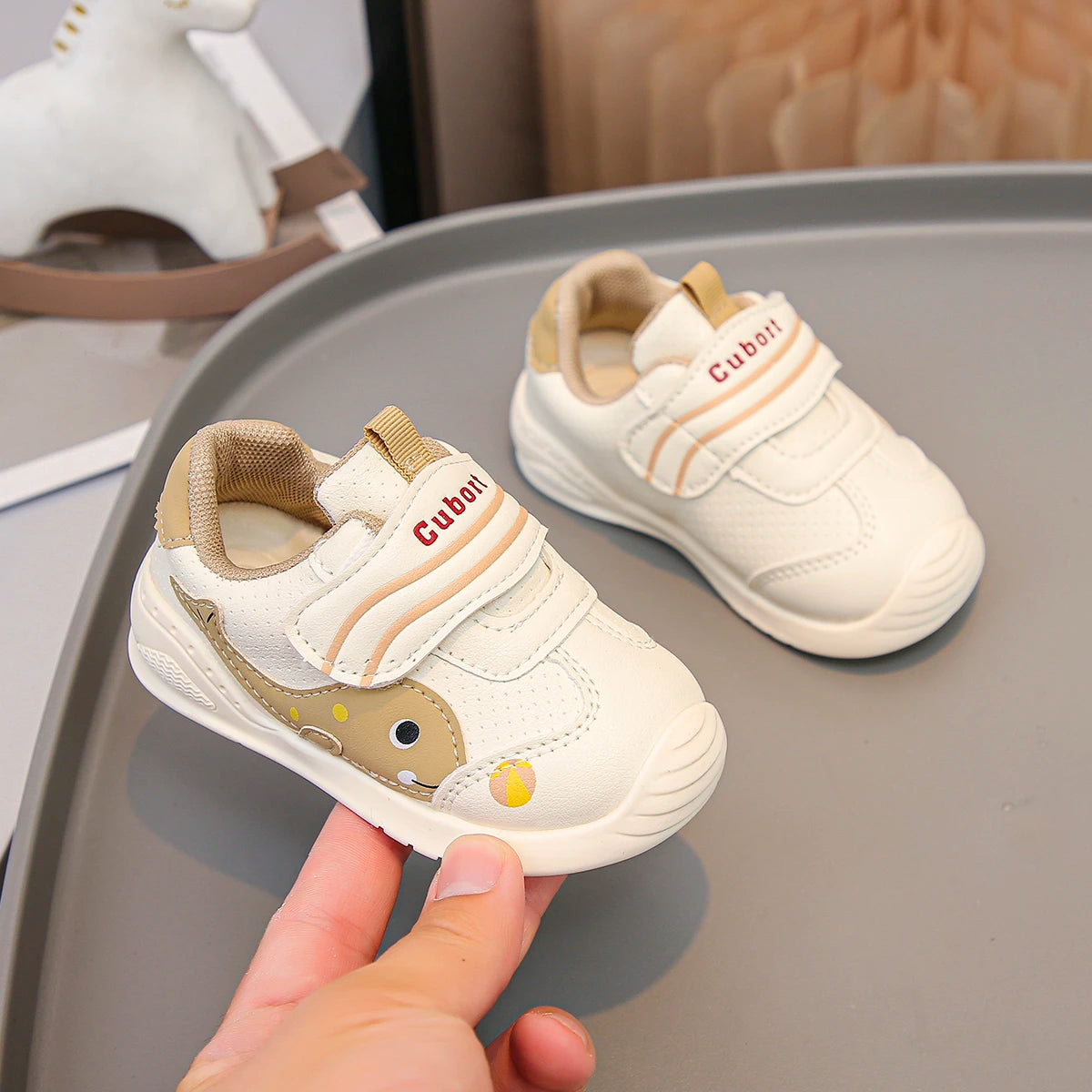 Children's Sneakers Fall and Winter Double Mesh Breathable Baby Shoes Soft Bottom Baby Walking Shoes Non-slip Walking Shoes